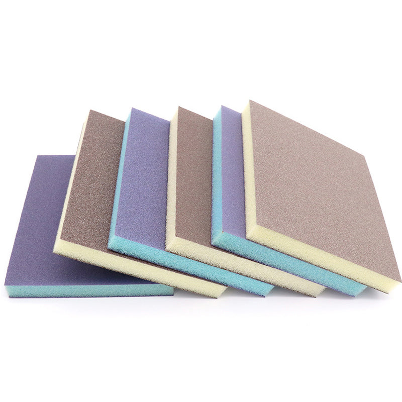 FOAM SANDING BLOCK Wet/Dry Bodywork Sandpaper Sponge Pads Extra Fine-Coarse Grit