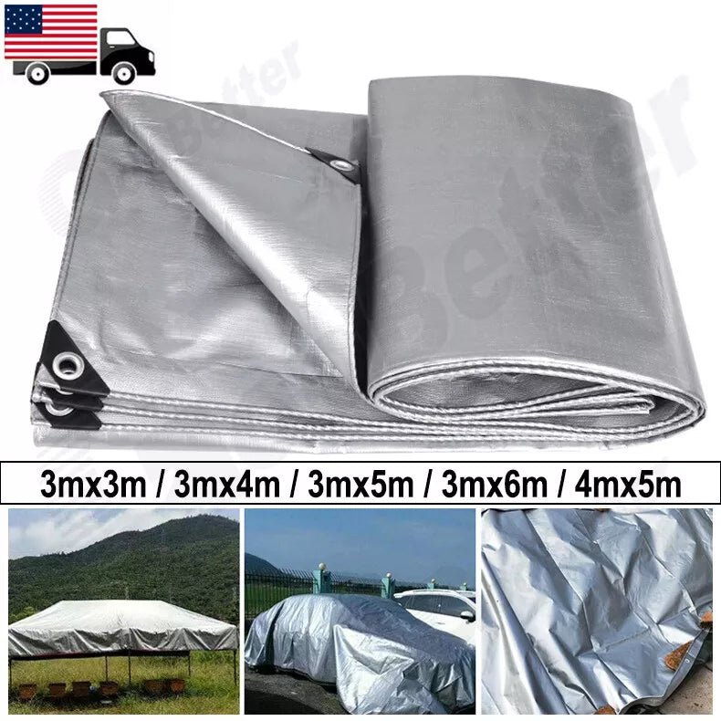 Tarpaulin Heavy Duty and Regular Waterproof Cover Tarp Ground Camping Sheet Best - HomeDIYer