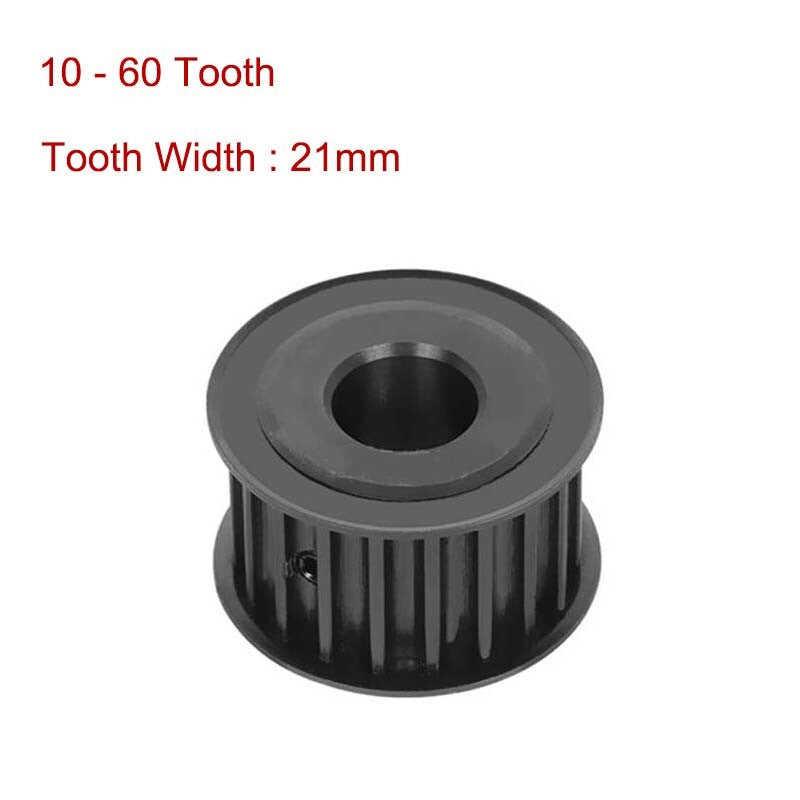 5M Synchronous Timing Pulley 10-60T Bore 5-28mm Black Steel for 20mm Width Belt