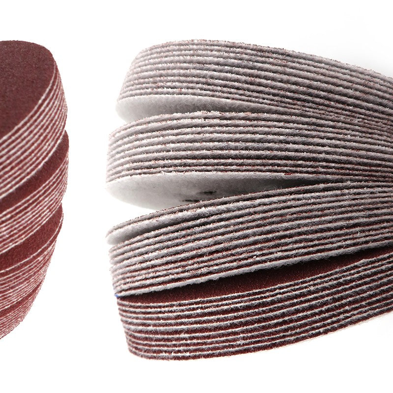 125mm 225mm Red Sanding Discs Hook Loop Sandpaper Pads 8 Hole Grit 40 - 2000