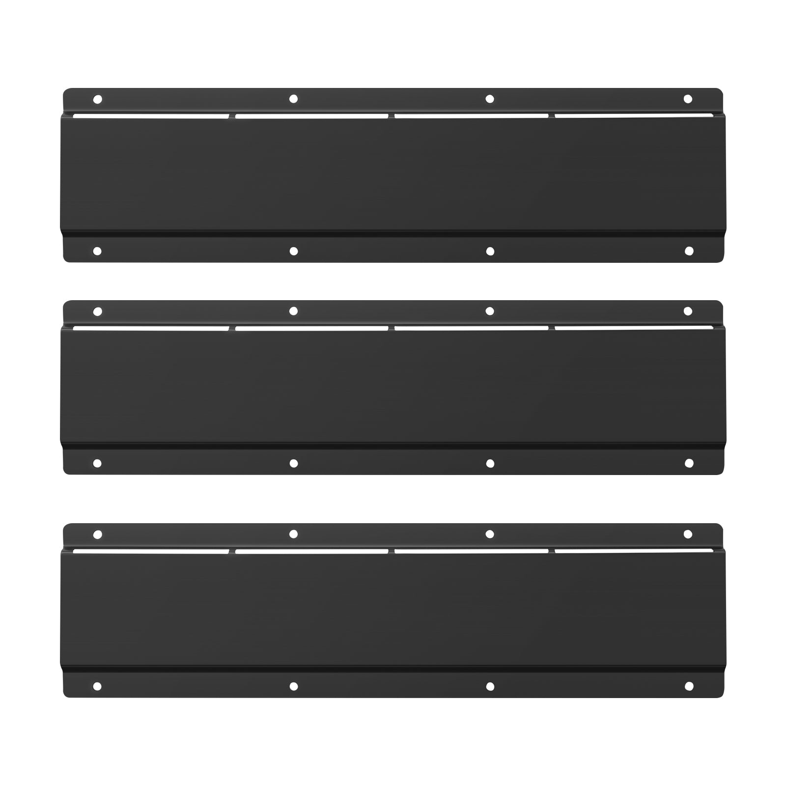 Wall Mounted Storage Bins – 12 Plastic Bins & 3 Metal Rails for Screws, Nuts, Bolts – Hardware Tool Organizer for Workshop, Craft Room, Garage (Red)
