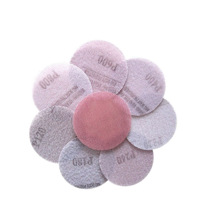 75mm 3" Dust-Free Mesh Sanding Discs Sandpaper Grit 80 120 180 240 320 400-1000