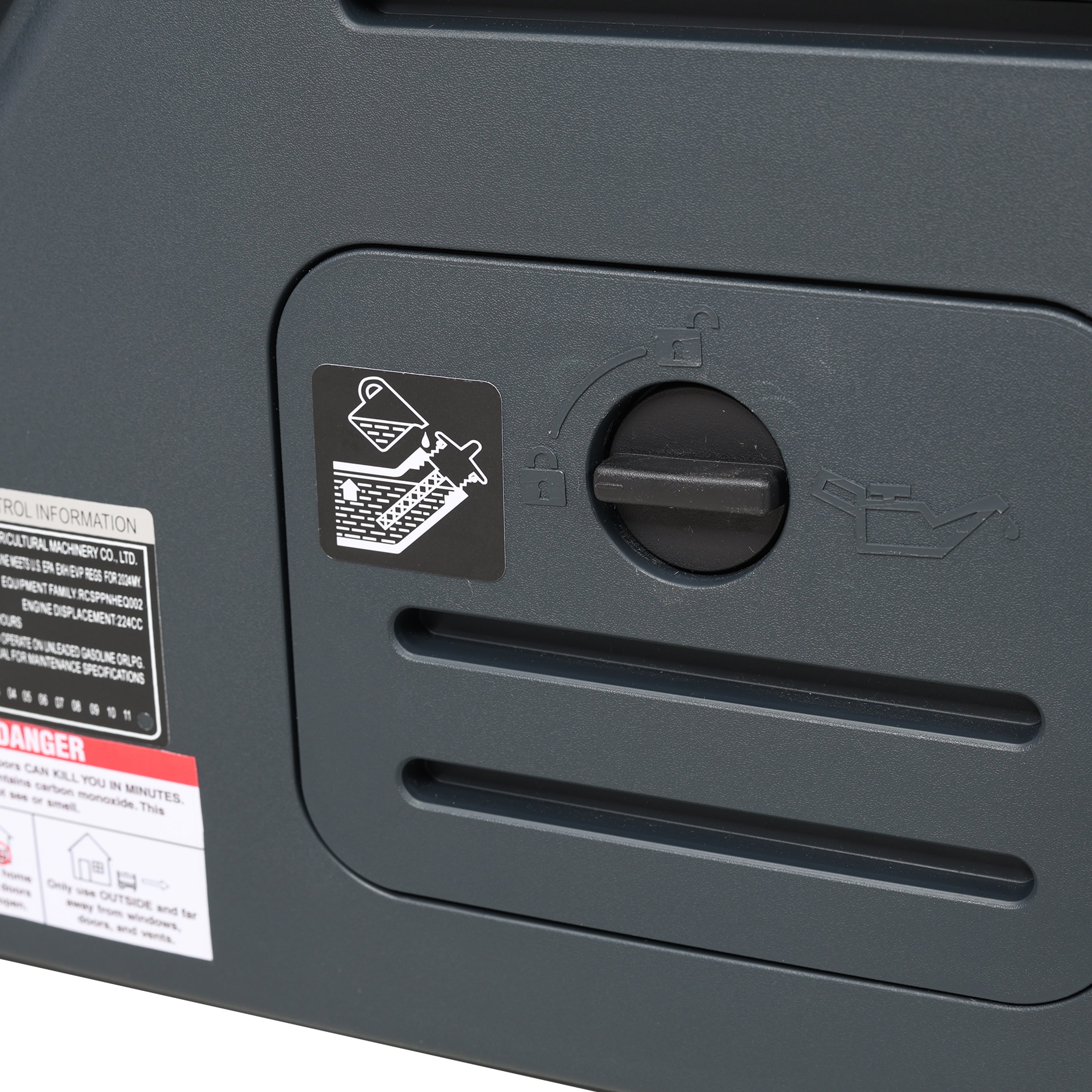 Super quiet Inverter Generator 5.5KW portable generator electric&remote start, foldable handle with wheels, 224cc 4 stroke EPA compliant, Gas&LPG Dual Fuel, With CO Sensor for more safety using
