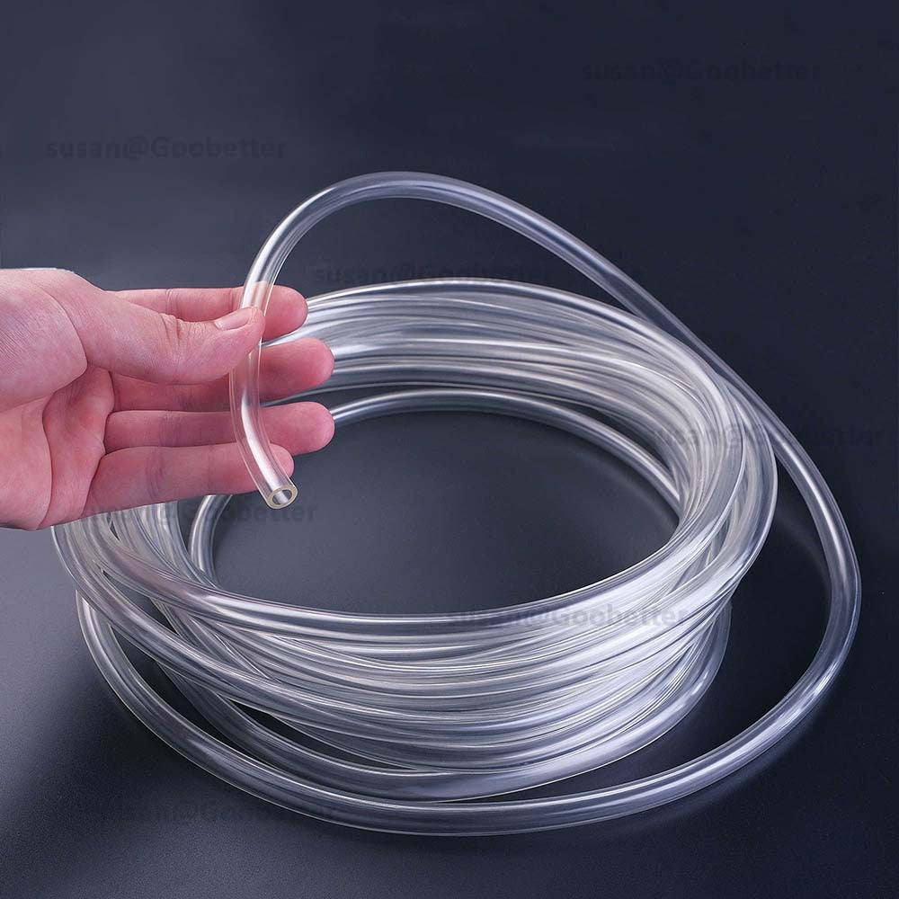 Clear Flexible PVC Tubing — Plastic Hose for Air, Water, Aquarium & Pond