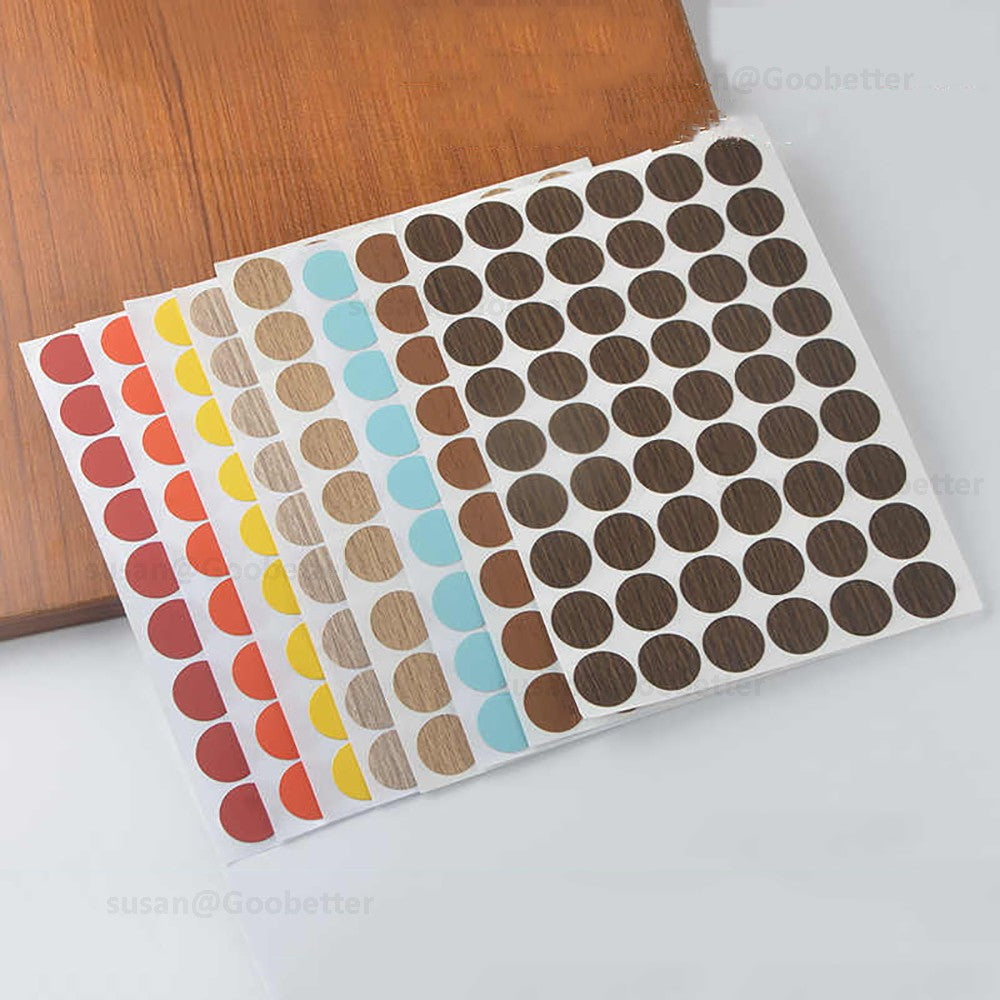 21mm Self Adhesive Decorative Screw Holes Nail Cams Cover Caps Furniture Kitchen