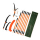 Extendable Pole Saw 4.46–26.4 ft, 65Mn Steel Dual-Hook Blades, Fiberglass Handle, Ladder-Free Tree Pruner