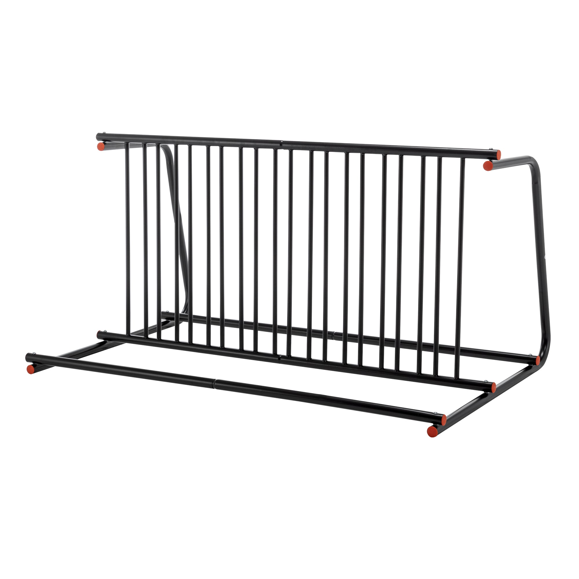 10-Bike Floor Bike Rack – Heavy-Duty Freestanding Metal Bicycle Storage for Garage, Storefront & School