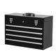 4-Drawer Steel Tool Chest – Portable Metal Tool Box with Cylinder Lock & Powder Coat