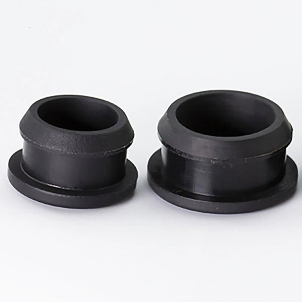 Black Snap - On Hole Plug Silicone Rubber Blanking Seal Bung Pipe Tube 2.5mm - 50mm - HomeDIYer