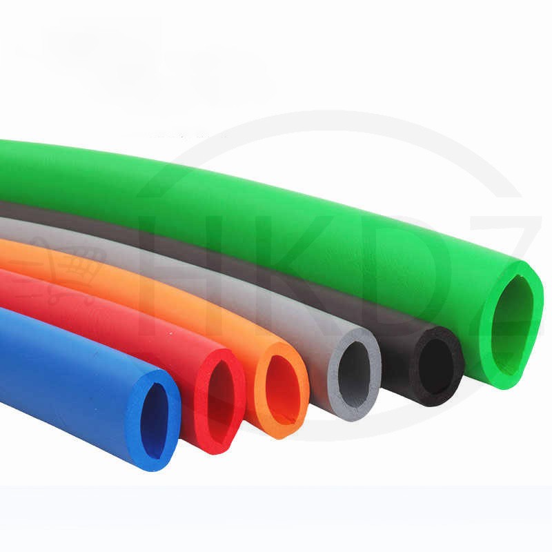 Fitness Equipment Handle Bar Thermal Insulation NBR Rubber Pipe Sponge Foam Tube