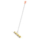 Landscape Rake, 36 inch Wide Head 102 inch Handle, Large Heavy Duty Aluminum Landscaping Leaf Rake Tool, Asphalt Level for Loosening Soil, Garden & Yard, Pond Gravel & Beach Lawn Care, 52ft Rope