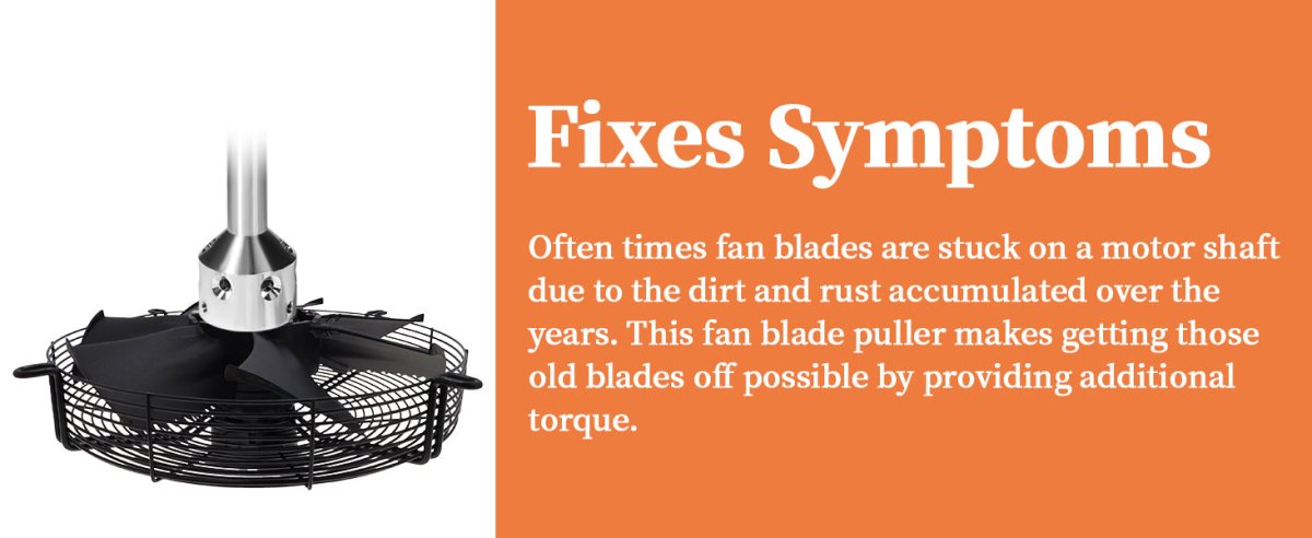 UP - 1 Ultimate Hub Fan Blade Blower Wheel Puller Perfect for 5/8'' Belt Drive and 1/2'' Or Less Direct Drive Motor Shaf, Supco Tools - HomeDIYer