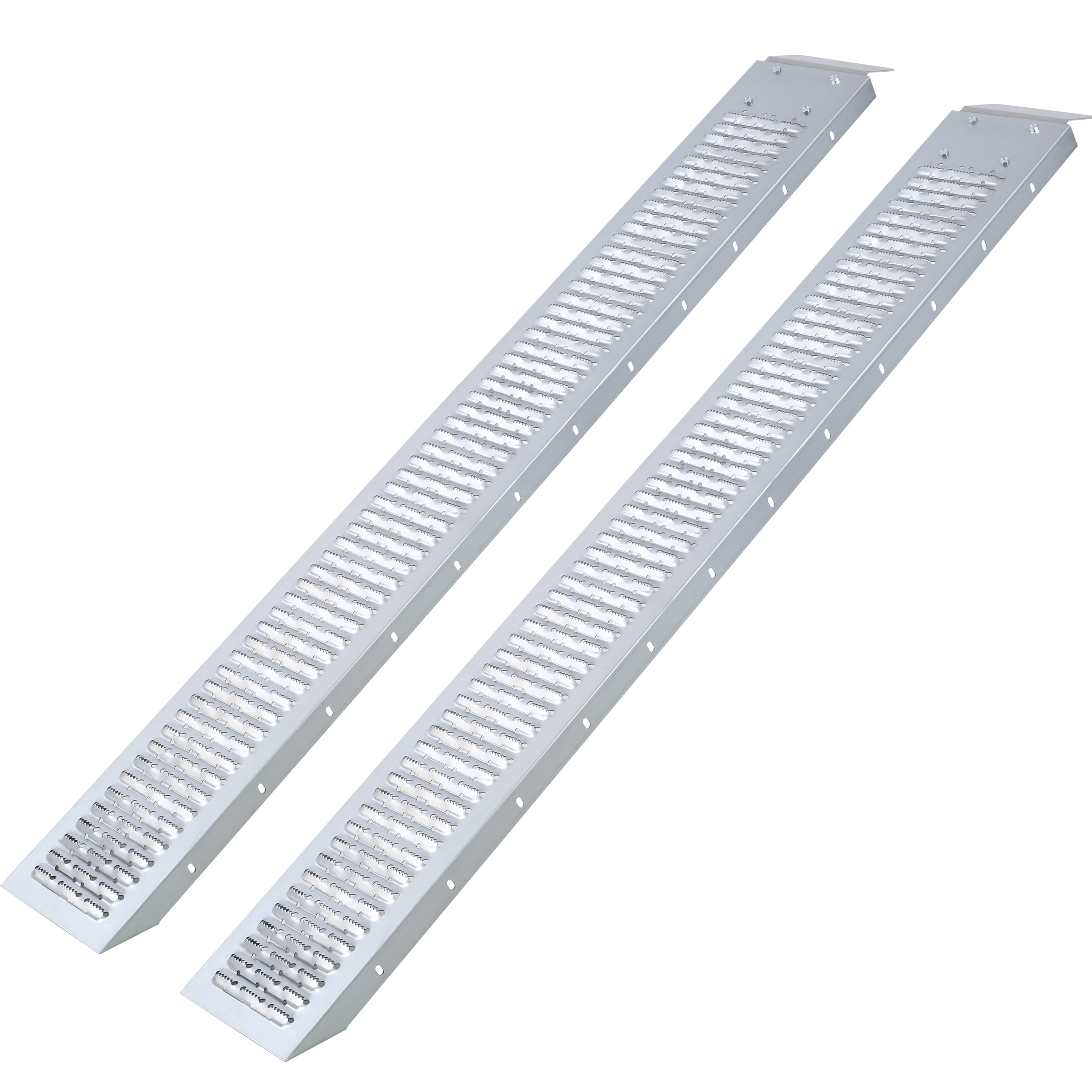 74" L Loading Ramps, 960lbs Capacity Loading Ramps for Pickup Trucks, Steel Motorcycle Ramp, Dirt Bike Ramp for Truck, Lawn Mower, Snowblower, ATV, Quad, Pack of 2 ,with 2pcs tie straps,1pair gloves