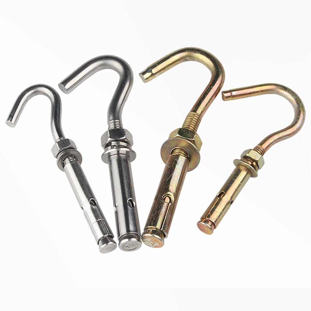 Open Hook Eye Bolt Shield Anchor Expansion Bolts — M6 M8 M10 M12