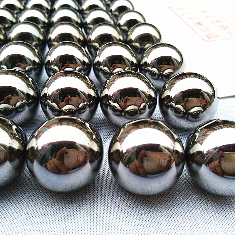 Image of high-quality precision bearing 420 stainless steel solid balls, diameters 0.4mm-12.7mm, used to manufacture parts resistant to atmospheric, steam, water, and oxidizing acid corrosion | HomeDIYer