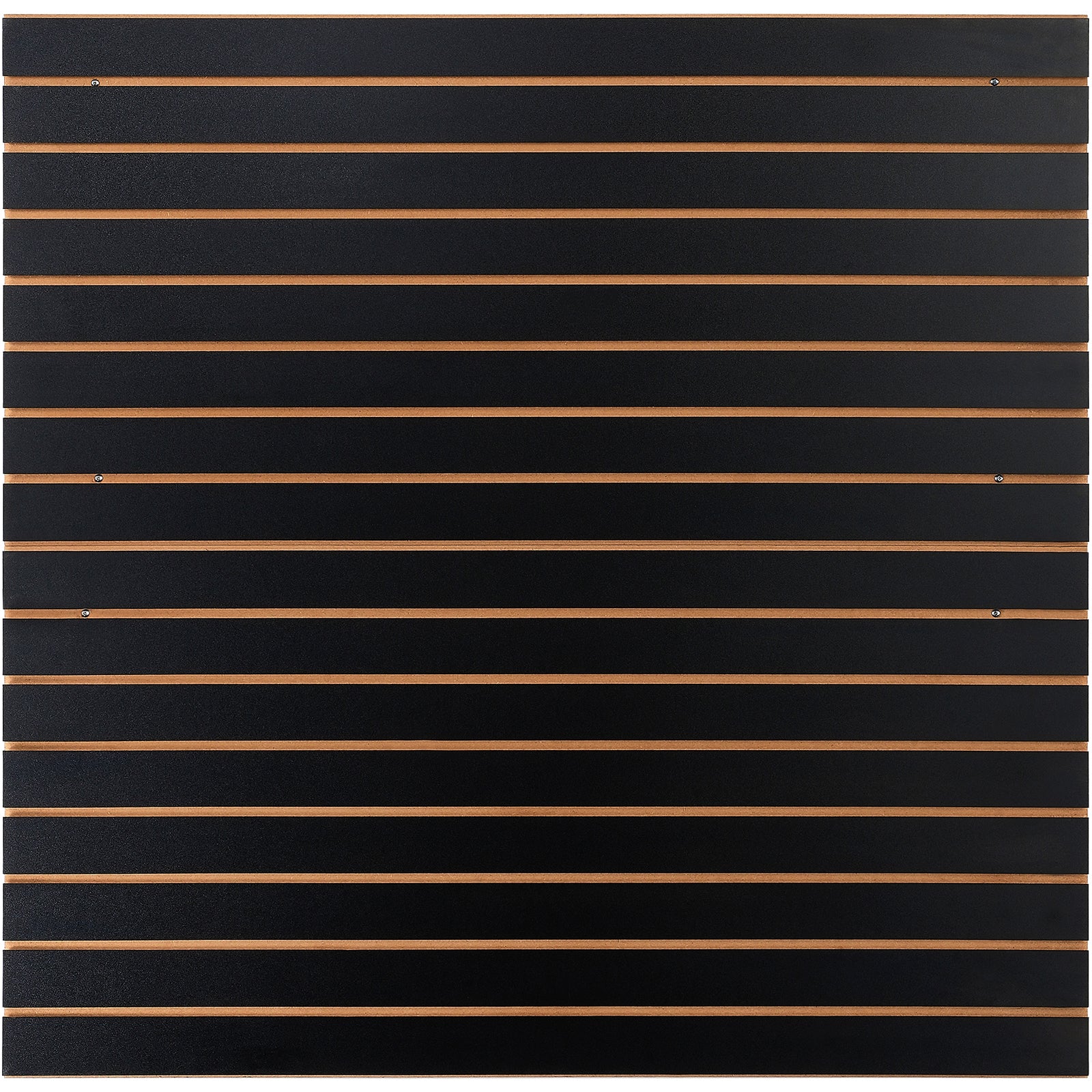 Slatwall Panels, 4 ft x 2 ft Black Garage Wall Panels 24"H x 48"L (Set of 2 Panels), Heavy Duty Garage Wall Organizer Panels Display for Retail Store, Garage Wall, and Craft Storage Organization