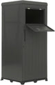 Outdoor Package Delivery Box — Large Lockable Parcel Drop Box, Waterproof & Anti‑Theft, Black