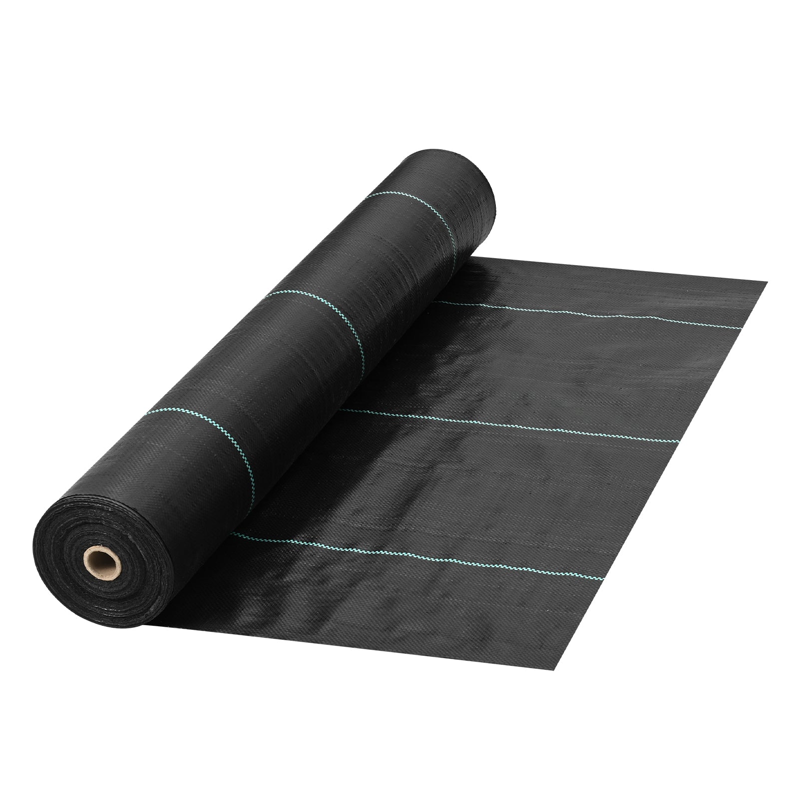 4ft x 100ft Heavy‑Duty 5.8oz Woven Weed Barrier Landscape Fabric — Professional Geotextile Ground Cover Black