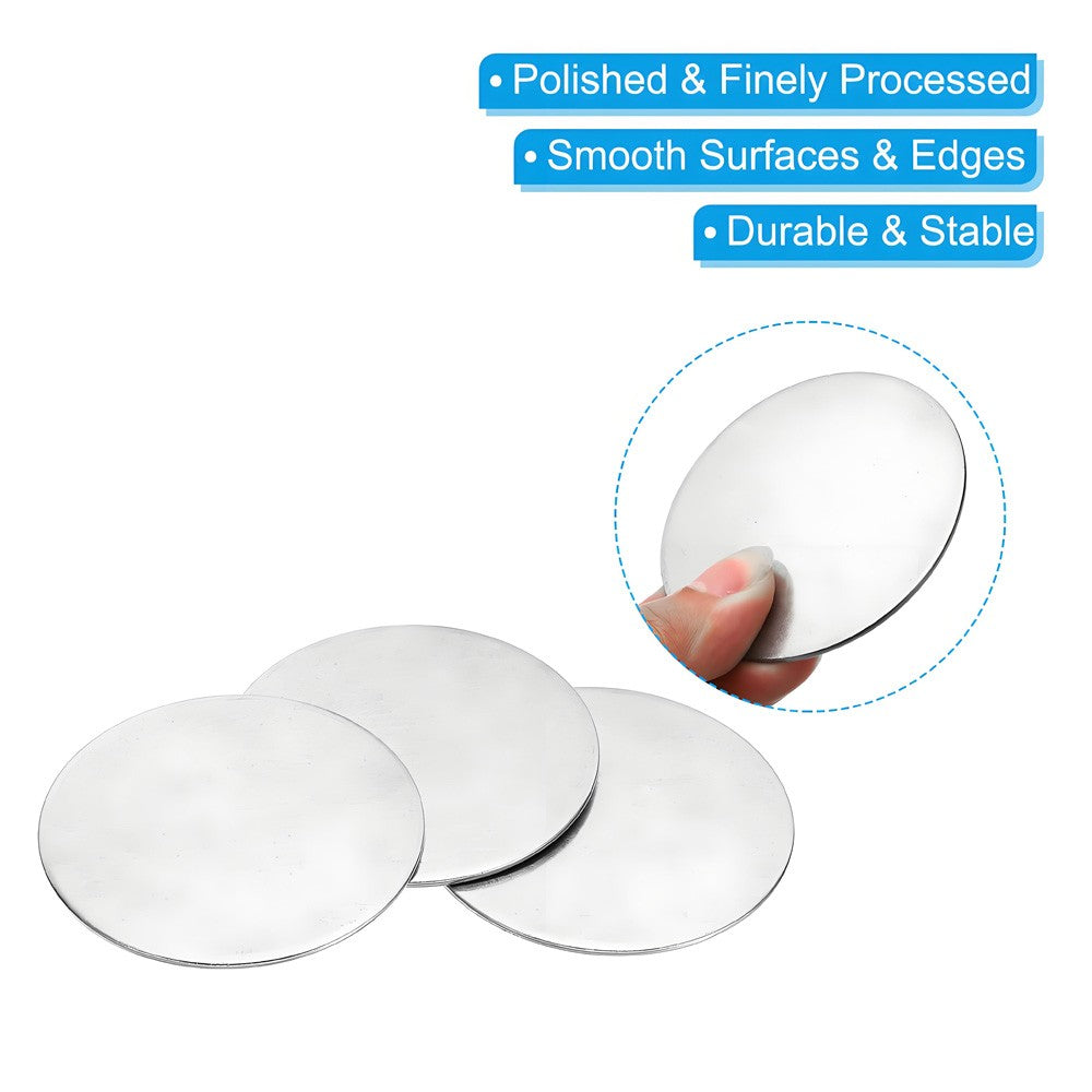 Stainless Steel Blank Disc Ø 50-350mm Laser Cut Round Sheet Plate Thick 0.5-10mm