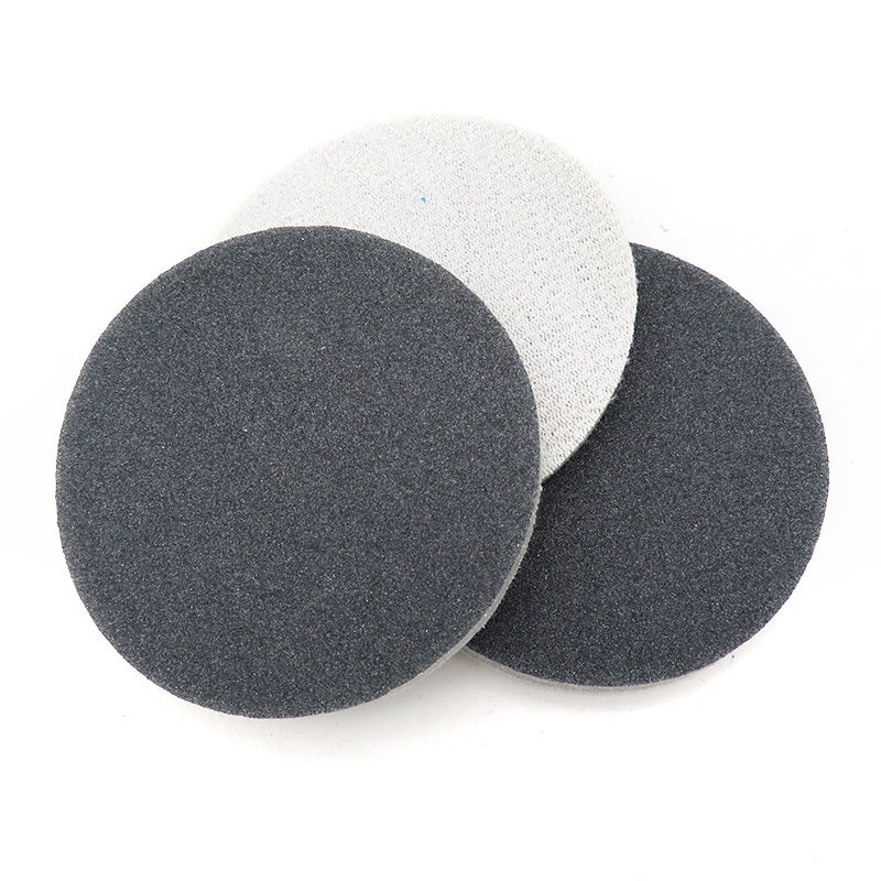 3" 75mm Sponge Foam Hook Loop Sandpaper Wet / Dry Sanding Pad Disc 300#-3000#