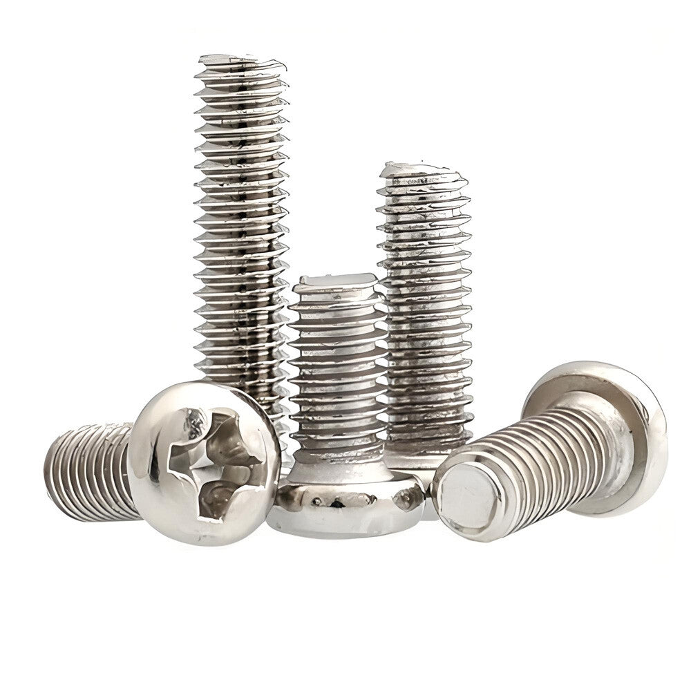 Phillips Pan Head Machine Screws M1.0–M6 | Nickel-Plated