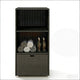 Outdoor Two-Shelf Storage Rack,Rattan Wicker Storage Organizer,Beachfront Towel Storage Rack