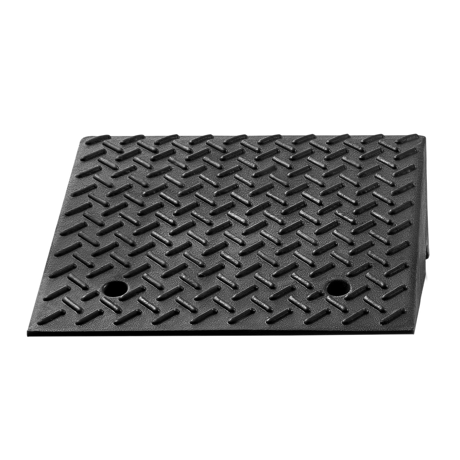 Driveway Curb Ramp, 7000 lbs Load Capacity, 7 Inches Rise Height Heavy Duty Curbside Bridge Ramp with Drainage Tank for Wheelchairs, Strollers, Motorcycles, Cars, Lawn Mowers & Trailers, 2 Pack