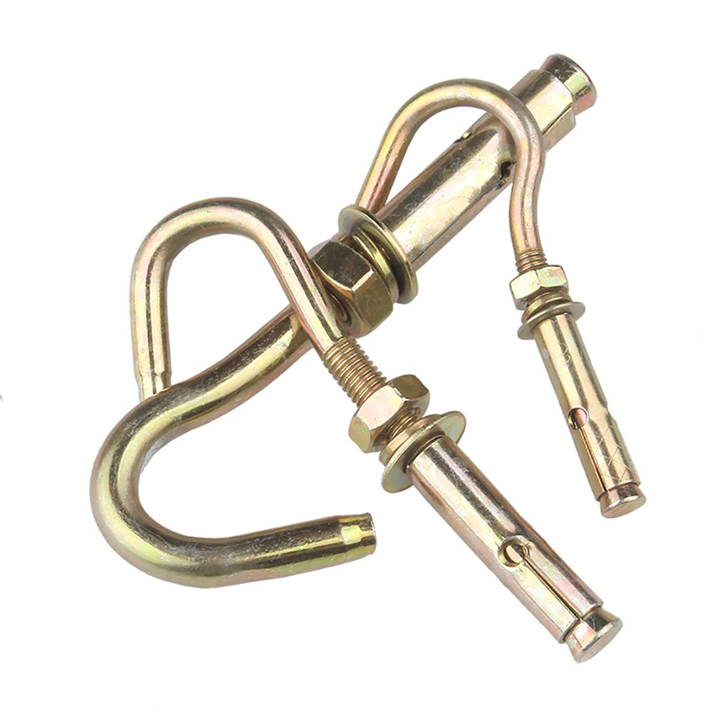 Open Hook Eye Bolt Shield Anchor Expansion Bolts — M6 M8 M10 M12
