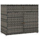 Outsunny Outdoor Towel Rack & Pool Toy Cabinet, Hot Tub Accessory Storage, Freestanding PE Rattan Wicker Cabinet with Drawer for Indoor, Outdoor Swimming Pool, Spa, Gray