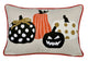 Halloween Pumpkin Embroidered Lumbar Pillows 14 x 20 in, Set of 2