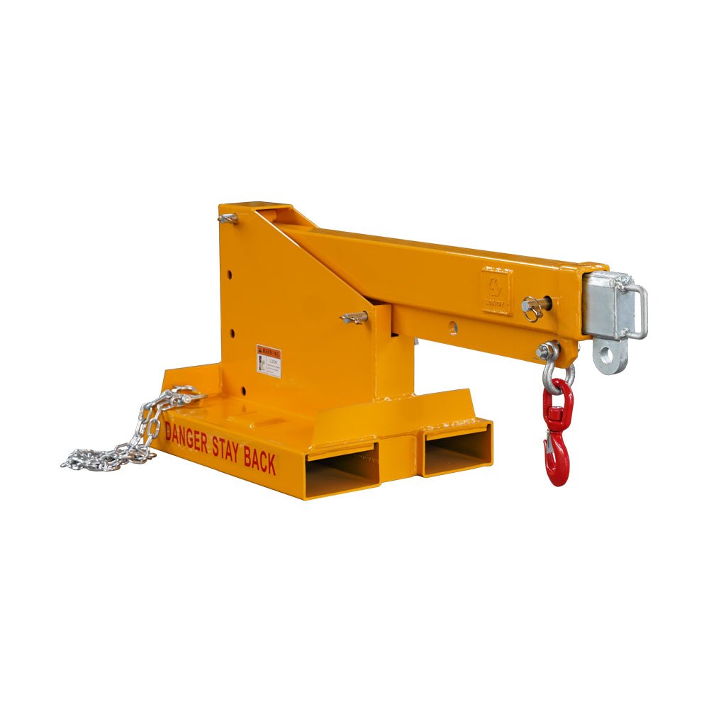 Fork Mounted Telescoping Crane Jib Boom, Forklift Jib Boom Crane,Adjustable Boom 33 - 80in, Forklift Mobile Crane - HomeDIYer