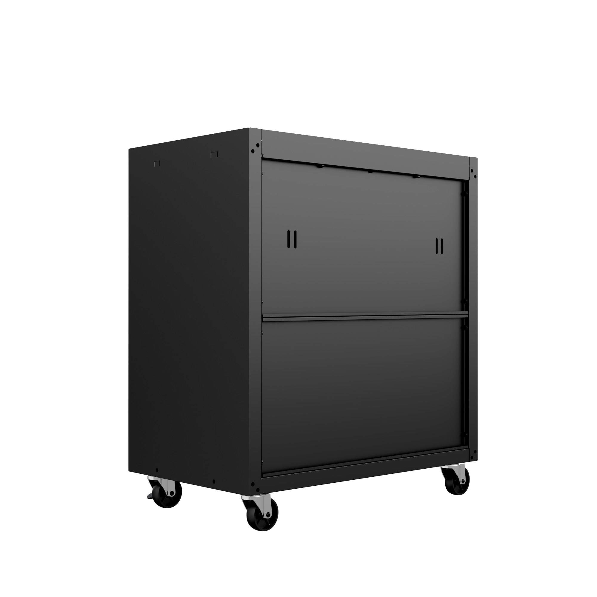 Rolling Garage Cabinet in Charcoal Gray