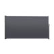 Retractable Side Awning 118x63in Manual Polyester UV-Resistant Waterproof Privacy Screen Dark Gray