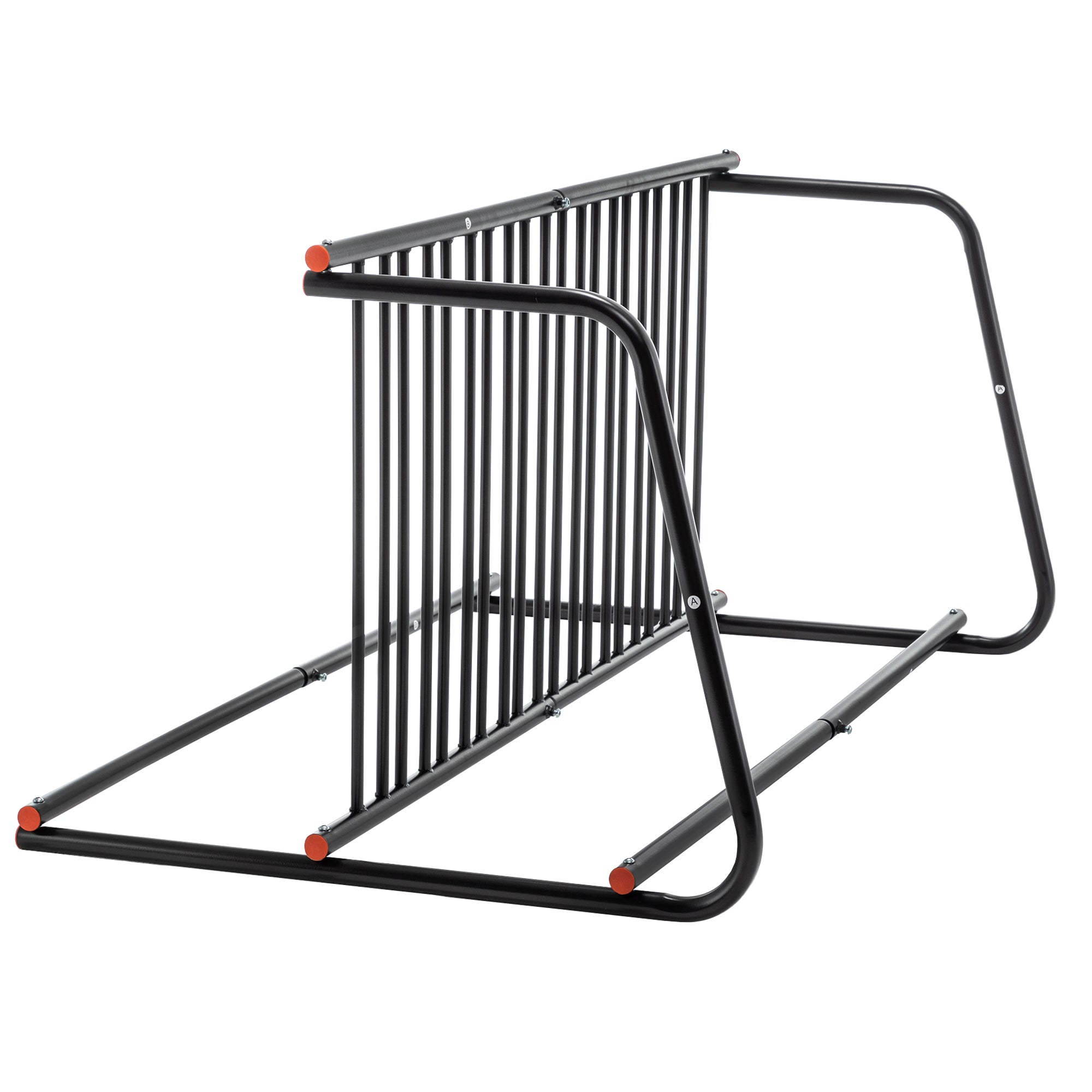 10-Bike Floor Bike Rack – Heavy-Duty Freestanding Metal Bicycle Storage for Garage, Storefront & School