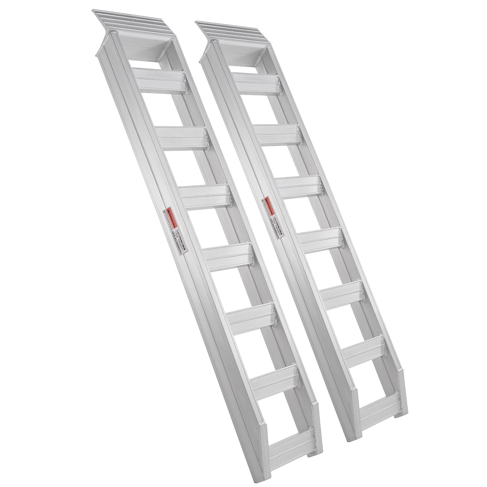 Aluminum Ramps, 8810 lbs, Heavy-duty Ramps with Top Hook Attaching End, Universal Loading Ramp for Motorcycle, Tractor, ATV/UTV, Trucks, Lawn Mower, 72"L x 15"W, 2Pcs