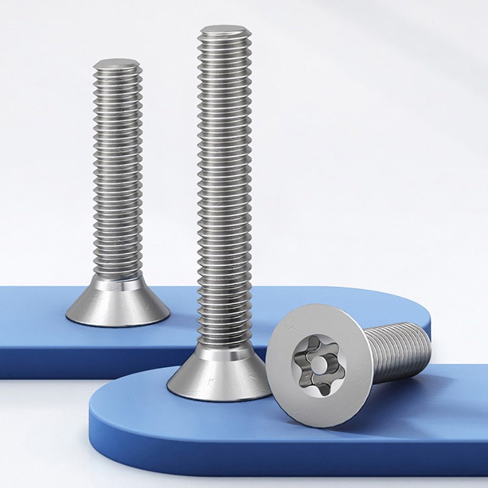 M3–M8 Pin Torx Countersunk Flat Head Machine Screws | A2 Stainless Steel - HomeDIYer