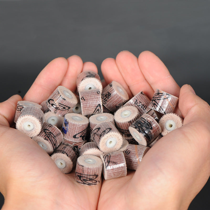 Sandpaper Grinding Head Polishing Chiba Wheel 80 120 180 240 320 400 600 Grit