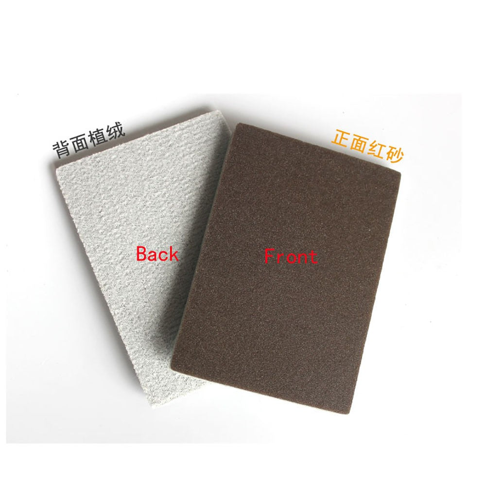 75x100mm Wet Dry Red Spong Sanding 300 - 3000 Grit Hook & Loop Red Sandpaper