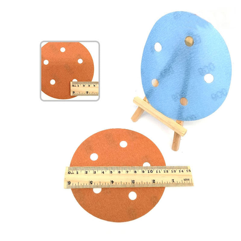 125mm Wet and Dry Sanding Discs 5 inch Sandpaper Hook and Loop Pads 5 Hole