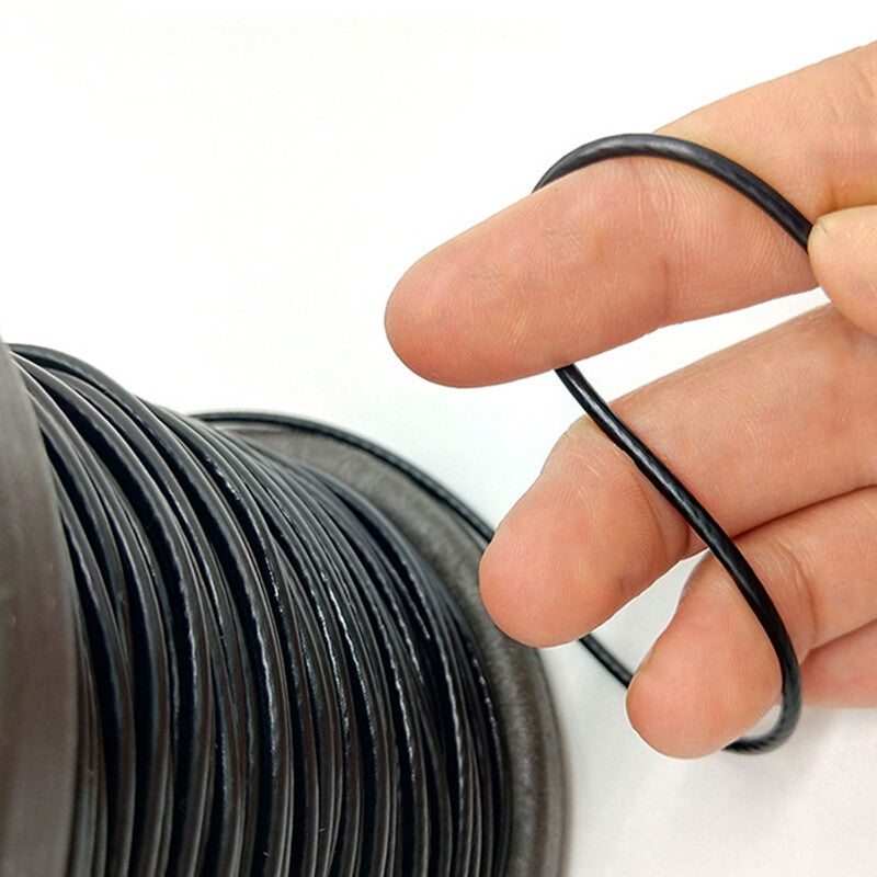 Stainless Steel Wire Rope Clear PVC Plastic Coated Metal Cable Rigging 0.38~12mm