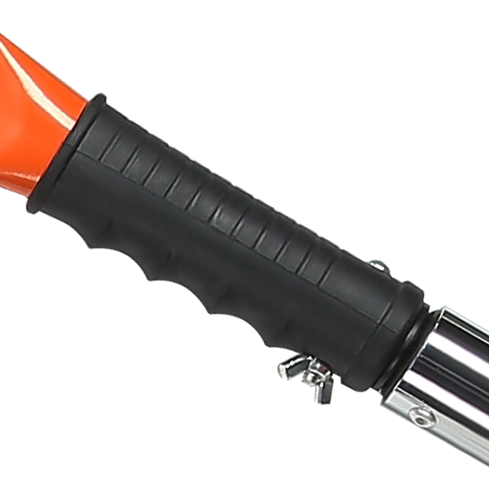 Manual Pole Saw – 7.3–27 ft Extendable Tree Pruner | Lightweight 11 lbs, Double-Lock Fiberglass Poles & Teflon Steel Blade