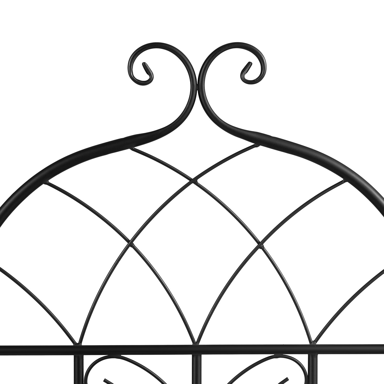4 Packs Metal Garden Trellis for Climbing Plant Support 87x20 in Rustproof