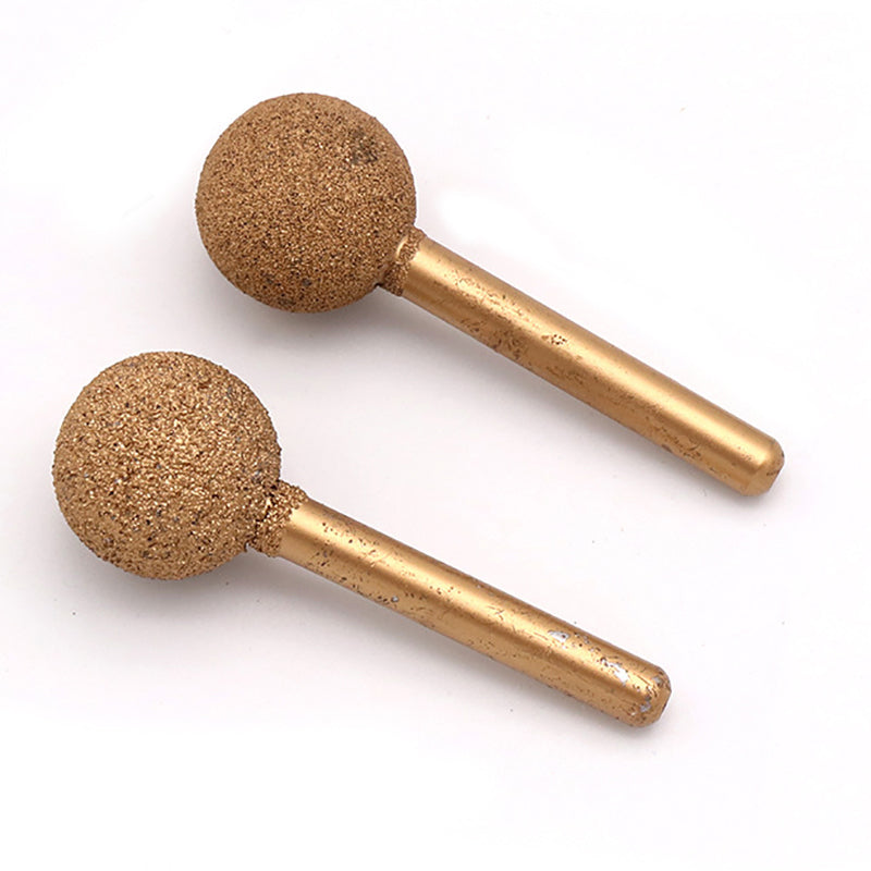 46/100 Grit Diamond Grinding Bit Polishing Buff 6mm Shank For Dremel Rotary Tool