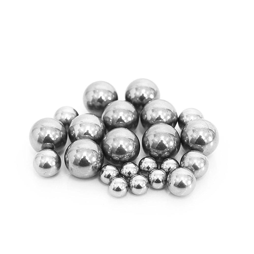 Effective Slingshot Ammunition - Hardened Chrome Steel Balls for Accurate Shooting