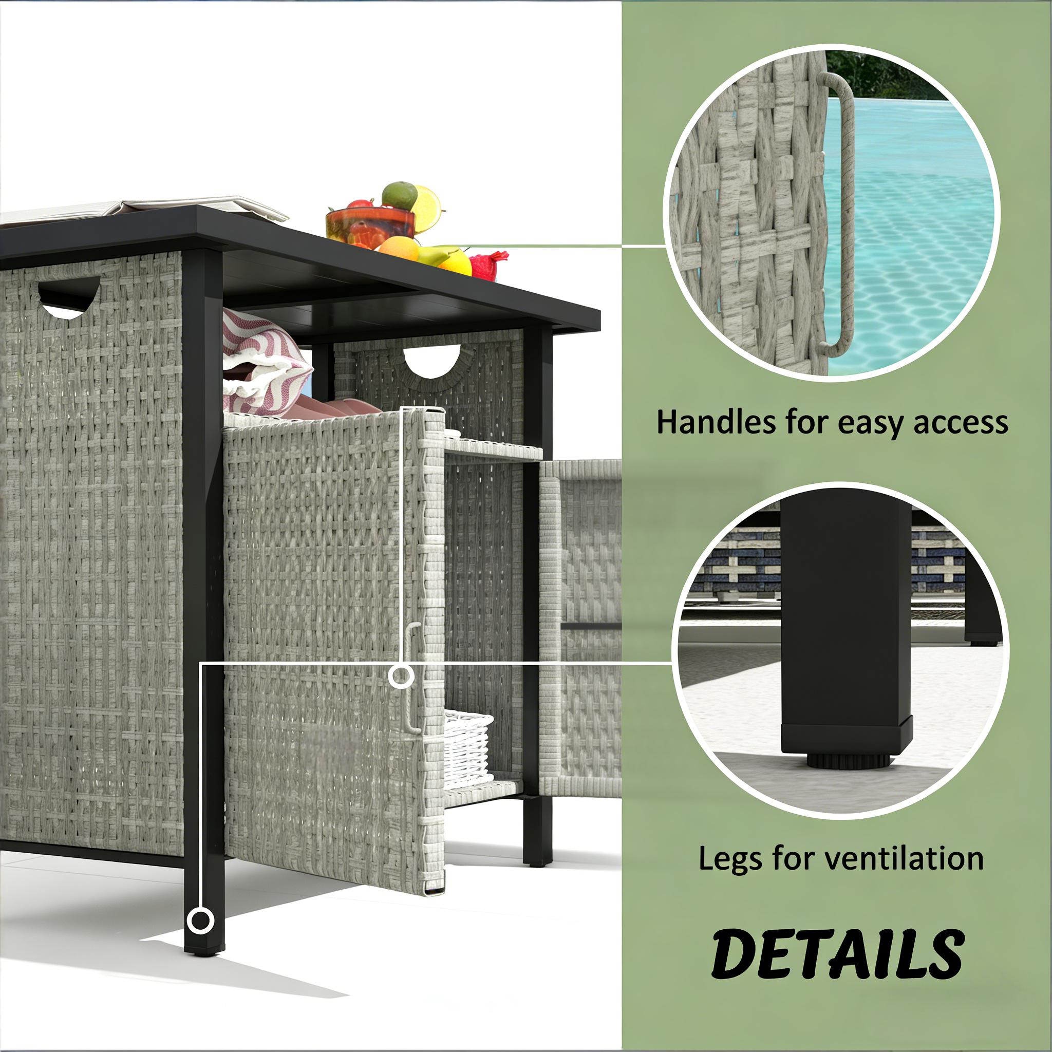 Coffee Table,Outdoor Towel Storage Cabinet Organizer,Outdoor Bar Table