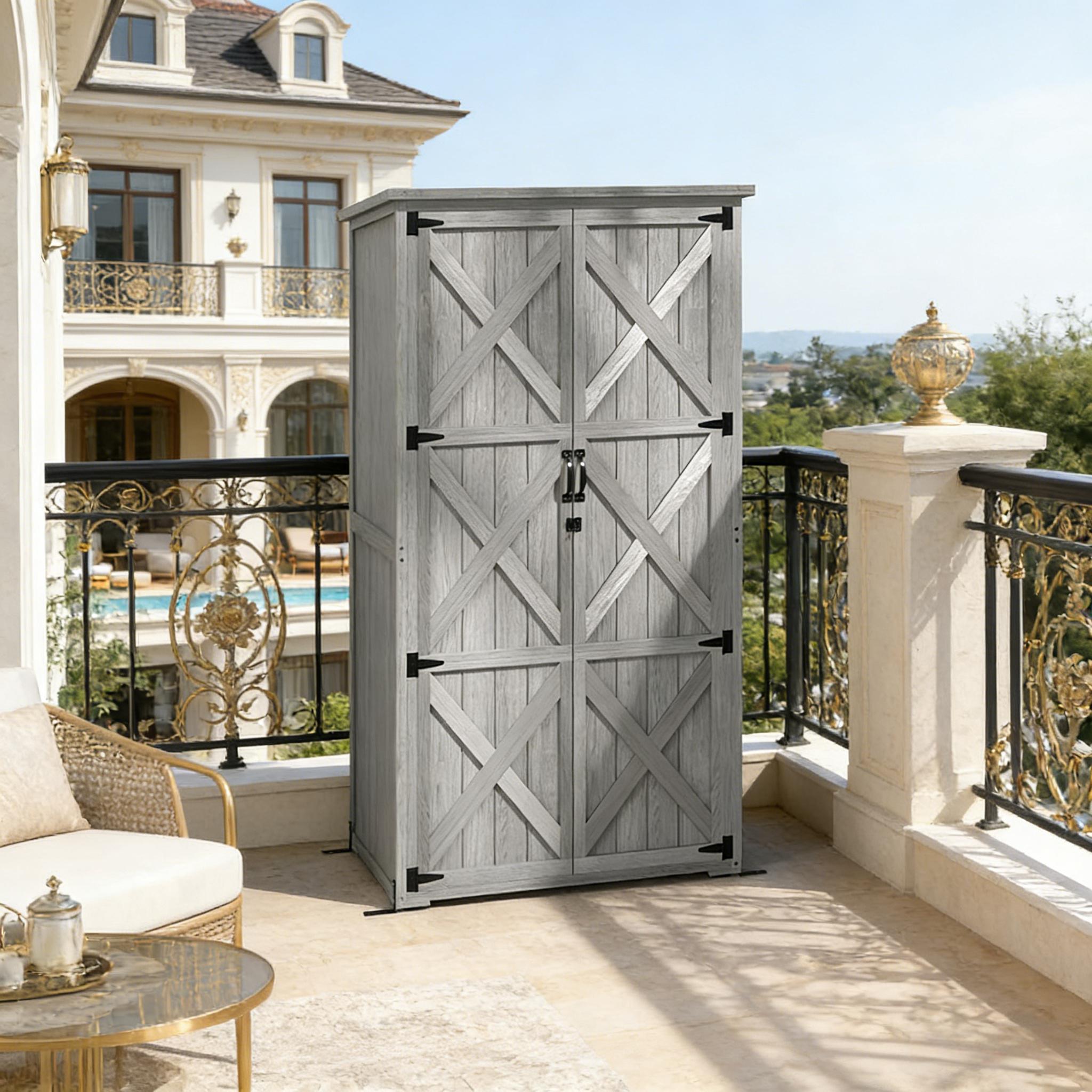 Wooden Floor Storage Cabinet,Freestanding Storage Cabinet,Outdoor Storage Cabinet