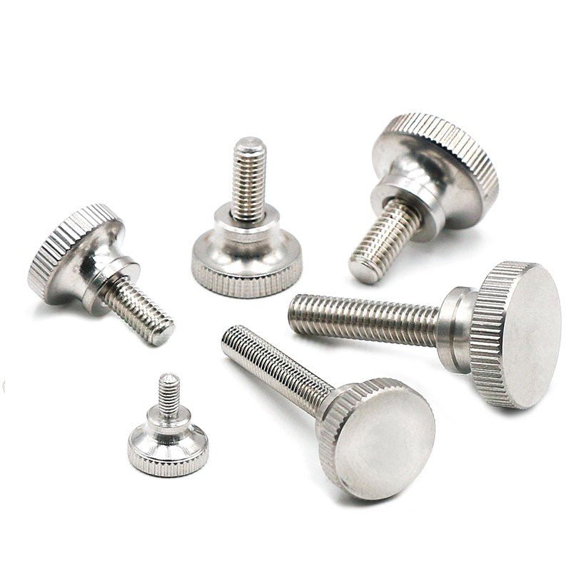 M2–M6 Stainless Steel High Head Knurled Thumb Screws – Hand Tighten Grip Adjustment Knobs - HomeDIYer