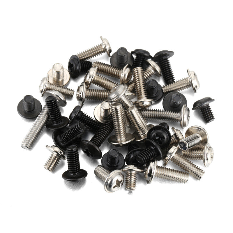 M2–M4 Flanged Button Head Phillips Screws – Black Zinc or Nickel Plated Carbon Steel