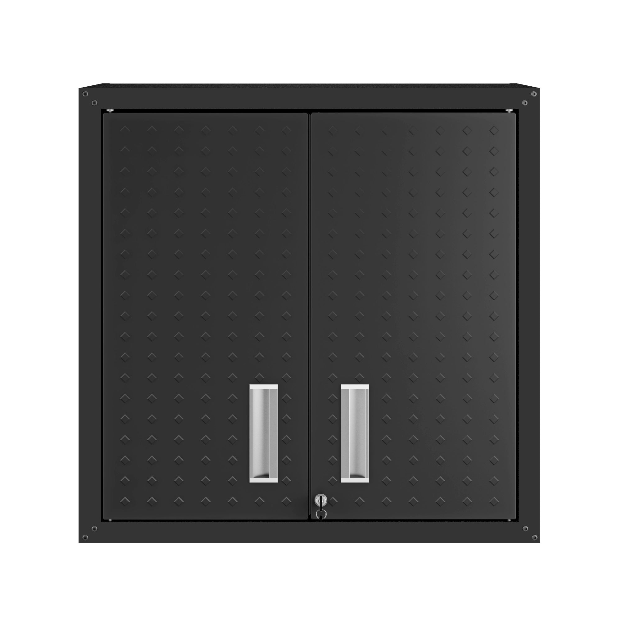 Floating Garage Cabinet in Charcoal Gray