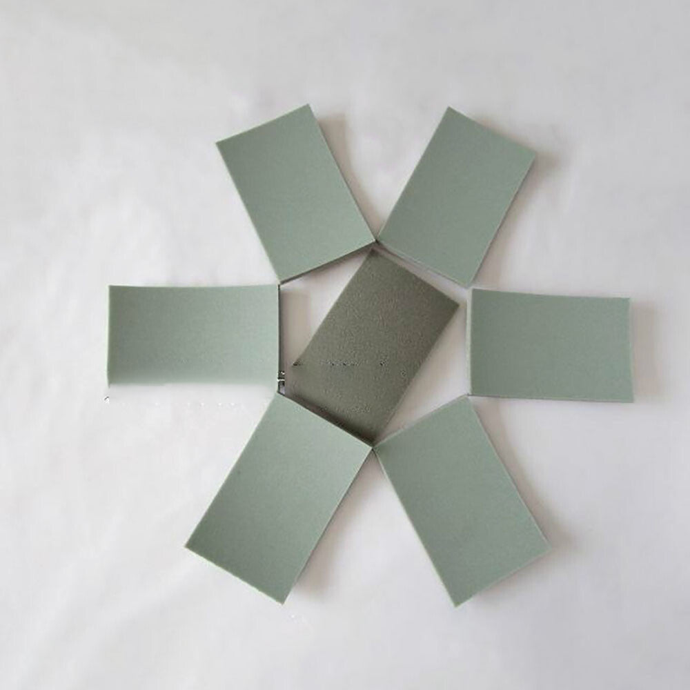 70x110mm Wet Dry Green Spong Sanding 300 - 3000 Grit Hook Loop Green Sandpaper